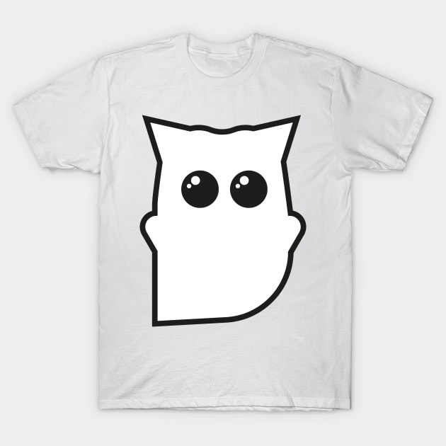 Ghost Cat T-Shirt by jefvr